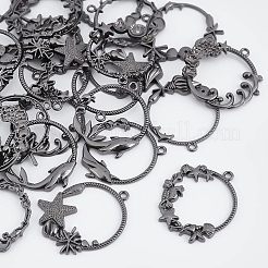 28 шт. 7 подвески из цинкового сплава в стиле «Океан»&nbsp;FIND-OC0001-42