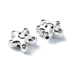 Сплавочные овальные бусины тибетского стиля &nbsp;TIBEB-F065-19AS-01