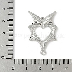 Подвески-шармы в форме крыльев летучей мыши из нержавеющей стали 304&nbsp;X-STAS-S186-13P