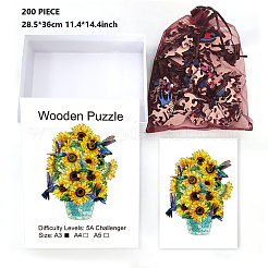 Наборы игрушек для животных из дерева своими руками для мальчиков и девочек&nbsp;AJEW-WH0344-0011