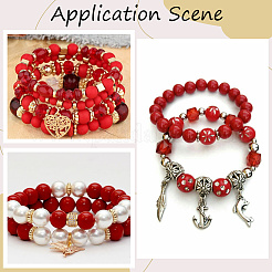 Непрозрачные акриловые бусины&nbsp;MACR-SP0001-85A