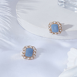 1 шт. серьги-гвоздики из сплава с эмалью&nbsp;EJEW-LP0003-43