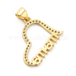 Стойки обшивки латунь микро проложить Циркон подвеску&nbsp;KK-K270-02G