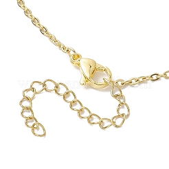 3 шт. ожерелья с подвеской в виде клетки с кристаллами&nbsp;NJEW-JN04751-02