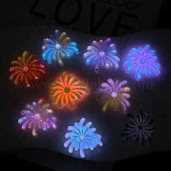 Кабошоны из светящейся непрозрачной смолы&nbsp;CRES-L045-13