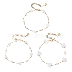 Браслеты из натуральных бусин-ракушек&nbsp;BJEW-JB13121