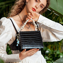 20 шт. подвески-снежинки из стеклянного бисера&nbsp;FIND-SC0020-41