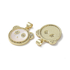 Латунные микро проложить кубического циркония подвески&nbsp;KK-G485-21A-G