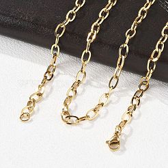 Ионное покрытие (ip) 304 нержавеющая сталь кабель цепь ожерелье изготовление&nbsp;STAS-A028-N091G