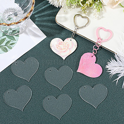 30шт прозрачные акриловые подвески&nbsp;OACR-SC0002-30A