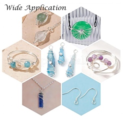 Полужесткая проволока из серебра 925 пробы&nbsp;STER-NH001-B