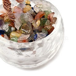 Крошка из натурального розового кварца украшение дерево жизни&nbsp;DJEW-Q010-01B