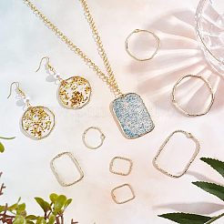 48 шт. 2 стиля сплава подвески с открытой задней панелью&nbsp;PALLOY-CA0002-29