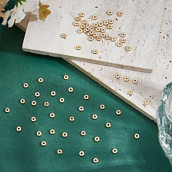 200 шт. Латунные бусины&nbsp;KK-ME0001-70B-G