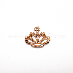 Брошь в виде короны с кристаллами и стразами&nbsp;JEWB-WH0022-27