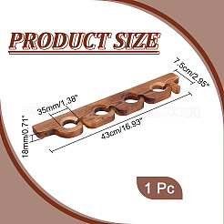 Деревянная подставка для бокалов для вина&nbsp;WOOD-WH0034-66