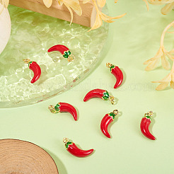 Кулоны с эмалью из латуни&nbsp;KK-TA0002-55