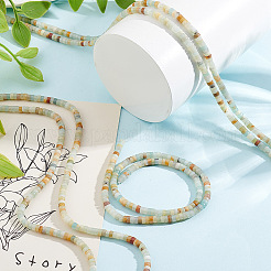 5 нити натуральных цветочных бусин амазонита нити G-GO0001-54