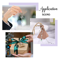 32 шт. 4-х цветная стеклянная каплевидная подвеска и бабочка в тибетском стиле из сплава&nbsp;HJEW-FH00184