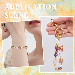 100шт УФ-покрытие Радужные переливающиеся акриловые бусины&nbsp;PACR-SP0001-06