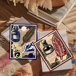 Прозрачные штампы из ПВХ с летней тематикой&nbsp;DIY-WH0631-0390