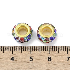 Сплав горный хрусталь глина паве бусины ALRI-D300-04G-06