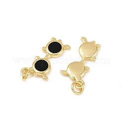 Латунь эмаль подвески&nbsp;KK-F908-13G