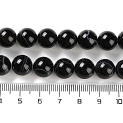 Натуральные полосатые агатовые / полосатые агатовые бусинки&nbsp;G-Z060-A01-C08