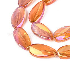 Гальванизируйте прозрачное стекло бисер нитей&nbsp;EGLA-N055-02E