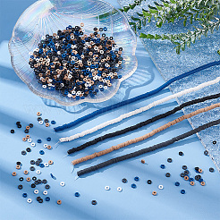 10 нитка 5 цвета бусины из полимерной глины ручной работы&nbsp;CLAY-PH0001-74