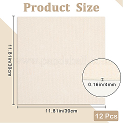 12 шт. квадратная самоклеящаяся полиэфирная ковровая лента&nbsp;DIY-CN0003-45A