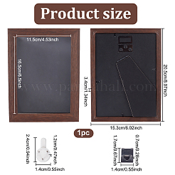 Настольные прямоугольные деревянные подставки для монет&nbsp;FIND-WH0152-174B