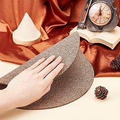 Плоский круглый пробковый коврик для пластинки&nbsp;DIY-WH0258-43