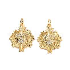 Стойки обшивки латунь микро проложить Циркон подвеску&nbsp;KK-C008-29G