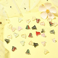 100шт полупрозрачные стеклянные бусины&nbsp;GLAA-CJ0002-21