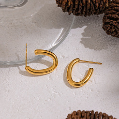 U-образные серьги-гвоздики из нержавеющей стали 304&nbsp;QT1694