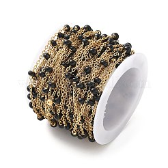 Цепи из нержавеющей стали 304 с эмалированными звеньями&nbsp;AJEW-Z028-09G-11