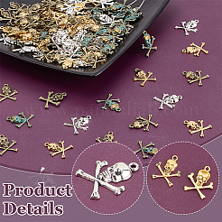 120 шт. 4 цвета подвески из сплава в тибетском стиле&nbsp;FIND-PH0022-99