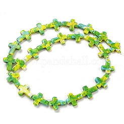 Синтетические бирюзовые бусины&nbsp;G-H060-01C