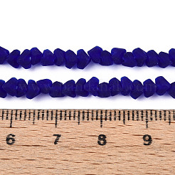 Матовые прозрачные стеклянные бусины&nbsp;X1-GLAA-N016-4mm-03