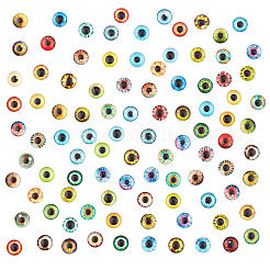 Стеклянные кабошоны с плоской задней стенкой&nbsp;GGLA-PH0007-93A