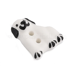 Керамические пуговицы кролика&nbsp;BUTT-I018-01D-01