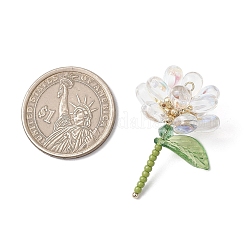 Прозрачные стеклянные подвески&nbsp;PALLOY-MZ00732-01