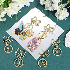 18 шт. застежки для брелка из сплава&nbsp;KEYC-SC0001-74B-G