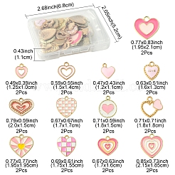 36шт 13 стиля сплава эмалевые подвески&nbsp;ENAM-FS0002-17