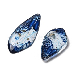 4 шт. подвески в виде крыльев бабочки из прозрачной эпоксидной смолы&nbsp;RESI-C057-06C