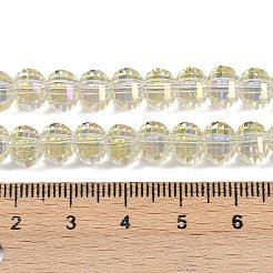 Гальванизируйте прозрачное стекло бисер нитей&nbsp;EGLA-B011-08A-FR01