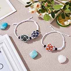 Регулируемый плетеный нейлоновый шнур макраме мешочек изготовление браслета&nbsp;AJEW-SW00013-16