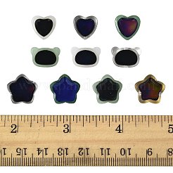 20 шт. 10 стиля двухцветные стеклянные бусины для настроения&nbsp;GLAA-FS0002-30