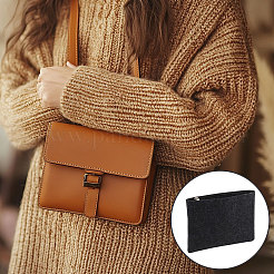 Войлочная вставка-органайзер для кошелька&nbsp;AJEW-WH0434-16A-01